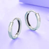 Minimalist Sterling Silver Huggie Hoop Earrings – Small Unisex Everyday Hoops, 925 Silver Lightweight Earrings for Men & Women