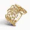 Elegant 925 Sterling Silver Handmade Ring in Celtic Style