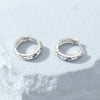Butterfly Huggie Hoop Earrings β Sterling Silver Mini Hoops with Colorful CZ Stones, Hypoallergenic & Lightweight Jewelry