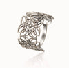 Elegant 925 Sterling Silver Handmade Ring in Celtic Style