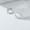 Butterfly Huggie Hoop Earrings β Sterling Silver Mini Hoops with Colorful CZ Stones, Hypoallergenic & Lightweight Jewelry