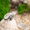 Handcrafted 925 silver snake ring, perfect gift for Year of the Snake 2025