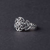 Crafted with high-quality 925 sterling silver, this Celtic Knot Ring is designed to stand the test of time. The careful craftsmanship ensures durability and shine, while the oxidized finish gives it a vintage appeal. This ring is not only a beautiful accessory but a long-lasting piece of meaningful jewelry.