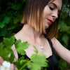 Baroque Pearl Necklace — Natural Freshwater Pearl Pendant on 24K Gold Plated Sterling Silver Chain
