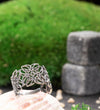Elegant 925 Sterling Silver Handmade Ring in Celtic Style