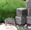 Elegant 925 Sterling Silver Handmade Ring in Celtic Style