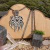 Capture the essence of Viking heritage with this Silver Bear Paw Pendant. The detailed design, featuring Celtic knotwork and bear claws, makes it an exceptional piece of handmade Viking jewelry. Crafted with care, this pendant is a bold statement for those who admire Norse and Celtic traditions.