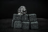 Showcased alongside other accessories, this lion head ring demonstrates its versatility and boldness. Made from oxidized sterling silver, the lion-themed ring makes a powerful statement when paired with various outfits or accessories. The detailed lion head design is a perfect match for those who appreciate strong symbols in their jewelry collection. Ideal for formal or casual wear, it brings a sense of confidence to any look.