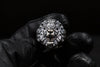 See how the lion head ring fits perfectly on the finger, demonstrating its bold presence and comfortable fit. Designed for confident men, this statement ring adds a powerful touch to any outfit, from everyday wear to special occasions. The lion’s head symbolizes strength and leadership, making this sterling silver ring an excellent choice for those who appreciate symbolic and meaningful accessories. A true centerpiece of men's fashion jewelry.