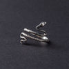 Capture the essence of minimalism with this sleek design, ideal for stacking or wearing solo. The understated elegance of this snake ring makes it suitable for all styles and occasions. Its small size and lightweight nature make it an excellent choice for those who prefer a subtle yet impactful accessory, giving it a timeless appeal.