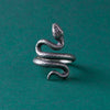Celebrate the upcoming Year of the Snake with this elegant sterling silver snake ring. Its adjustable design ensures a comfortable fit, while the serpent's sleek form symbolizes wisdom and transformation. A meaningful gift for loved ones or a special treat for yourself.