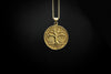 This exquisite Tree of Life pendant is plated with luxurious 24k gold, giving it a radiant and elegant finish. The intricate detailing of the tree's branches and roots symbolizes growth, strength, and connection to the natural world. The 24k gold plating enhances the timeless beauty of this design, making it a standout piece in any jewelry collection. Perfect as a meaningful gift or a statement accessory, this pendant combines ancient symbolism with modern elegance. Experience the unmatched quality of handm