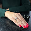 Unique silver snake ring for Year of the Snake 2025, crafted from 925 sterling silver