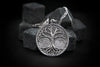 Capture the beauty of the Yggdrasil Tree of Life pendant, handcrafted from 925 sterling silver. This intricate design symbolizes growth, strength, and connection between heaven, earth, and the underworld. The oxidized silver finish adds a touch of antiquity, perfect for those who appreciate Norse mythology and Viking culture.