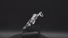 Christian men’s jewelry — praying hands and cross pendant in gothic style